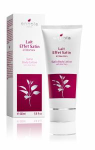 Satin body lotion with aloe vera 